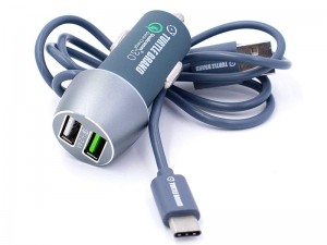 شارژر فندکی ترتل برند مدل TB0064 ActiveDrive QC