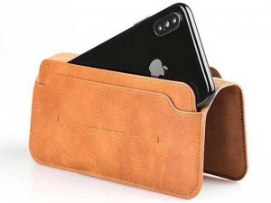 کیف چرمی نگهدارنده پول و گوشی موبایل ژئوس مدل ZS-LB-001 X Series Leather Bag