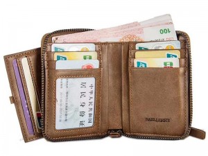 کیف پول چرمی Baellerry بهمراه جای کارتی