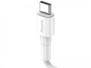 کابل شارژ و انتقال داده تایپ سی بیسوس مدل Mini White