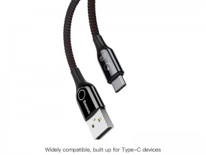 کابل هوشمند تبدیل USB به Type-C بیسوس مدل C-Shaped به طول 1 متر