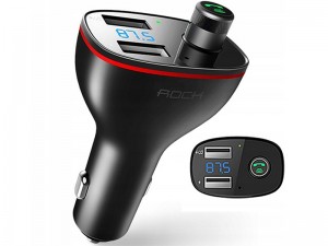 شارژر فندکی و پخش کننده بلوتوث راک مدل B300 Bluetooth FM Transmitter با قابلیت مکالمه