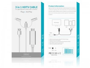 کابل HDMI سه سر اونتن مدل OTN-7537A