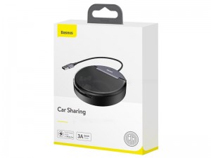 ایستگاه شارژ چند کاره بیسوس مدل Car Sharing Charging Station مناسب برای خودرو بهمراه کابل سه سر