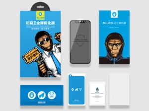 محافظ صفحه نمایش حریم شخصی بلوئو مدل ANTI-PEEP مناسب برای گوشی موبایل اپل iPhone 11 Pro/XS
