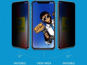 محافظ صفحه نمایش حریم شخصی بلوئو مدل ANTI-PEEP مناسب برای گوشی موبایل اپل iPhone 11 Pro/XS