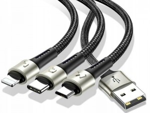 کابل سه سر بیسوس مدل Caring 3in1 Cable