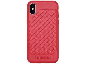 کاور چرمی سانتا باربارا پولو مدل RAVEL مناسب برای گوشی موبایل آیفون Xs Max
