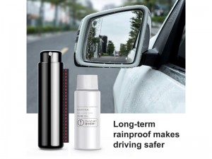 اسپری تمیز کننده ضد آب بیسوس مدل Rearview Mirror Rainproof Sprayer بهمراه دستمال