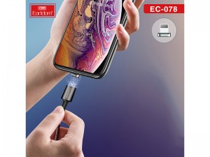 کابل فست شارژ مگنتی لایتنینگ ارلدام مدل EC-078i