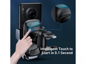 پایه نگهدارنده و شارژر وایرلس گوشی موبایل بیسوس مدل Milky Way Electric