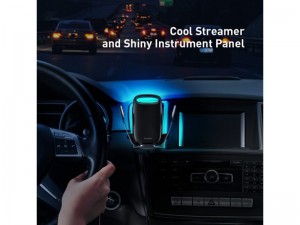 پایه نگهدارنده و شارژر وایرلس گوشی موبایل بیسوس مدل Milky Way Electric