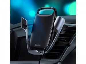 پایه نگهدارنده و شارژر وایرلس گوشی موبایل بیسوس مدل Milky Way Electric