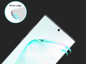 محافظ صفحه نمایش گرین مدل 3D Curved Hot Benoing Glass مناسب برای گوشی موبایل سامسونگ Note 10