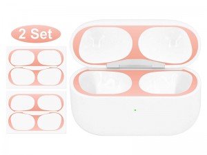 برچسب محافظ سطح داخلی کیس شارژ ایرپاد پرو برند الاگو مدل AirPods Dust Guard (پک 2 عددی)