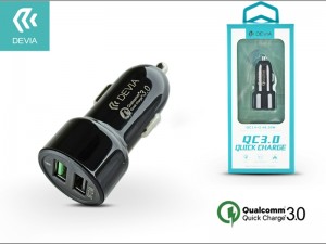 شارژر فندکی فست شارژ دیویا مدل Smart Dual USB Car Charger