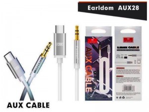 کابل تبدیل تایپ سی به جک 3.5mm ارلدام مدل ET-AUX28