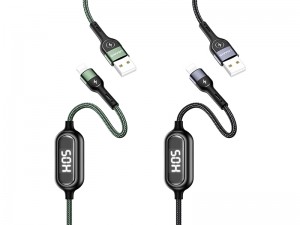 کابل لایتنینگ تایمردار یوسمز مدل US-SJ423 U48 Lightning Display Timing Cable