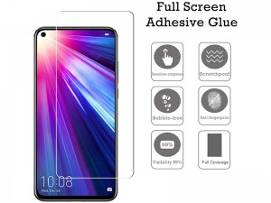 محافظ صفحه نمايش تمام چسب مدل آر جی (RG) مناسب برای گوشی موبايل هوآوی Nova 5T/Honor 20/Honor 20 Pro