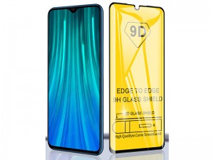 محافظ صفحه نمايش مدل 9D مناسب برای گوشی موبايل شیائومی Redmi Note 8 Pro