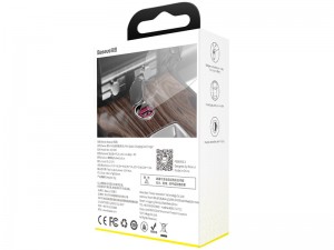 شارژر فندکی فست شارژ بیسوس مدل Tiny Star Mini PPS Quick Charger Suit بهمراه کابل تایپ سی به لایتنینگ