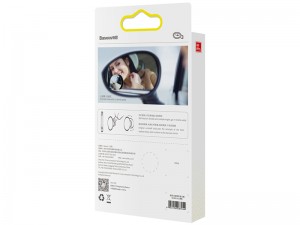 آینه نقطه کور خودرو بیسوس مدل Full Vision Blind Spot Mirror (پک 2 عددی)