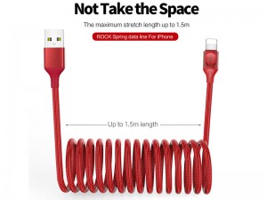 کابل فنری لایتنینگ راک مدل RCB0656 Metal Stretchable