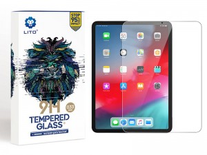 محافظ صفحه نمایش لیتو مدل 9H Tempered Glass Plus مناسب برای آیپد پرو 12.9 اینچی (2018 و 2020)