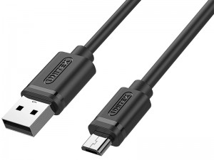 کابل تبدیل USB به MicroUSB یونیتک مدل C4050BK (پک 2 عددی)
