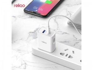 شارژر دیواری فست شارژ رلیکو مدل RCH-020 18W PD Quick Charge