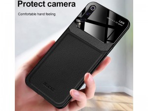 کاور دور دوخت چرم و گلس مدل Delicate Case مناسب برای گوشی موبایل سامسونگ A70/A70s