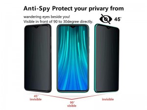 محافظ صفحه نمايش Privacy مناسب برای گوشی موبايل شیائومی Redmi Note 8