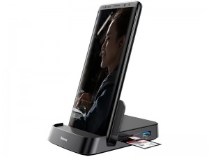 هاب چند کاره و استند شارژ بیسوس مدل Mate Docking HUB Docking Station