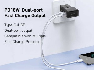 شارژر دیواری فست شارژ جهانی بیسوس مدل Universal Conversion Plug