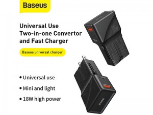 شارژر دیواری فست شارژ جهانی بیسوس مدل Universal Conversion Plug
