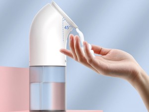 پمپ فوم ساز مایع دستشویی بیسوس مدل Minipeng Hand Washing Machine بهمراه فوم مایع