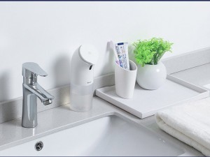 پمپ فوم ساز مایع دستشویی بیسوس مدل Minipeng Hand Washing Machine بهمراه فوم مایع