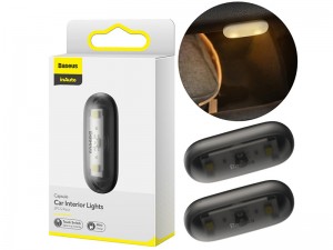 لامپ داخل خودرو بیسوس مدل Capsule Car Interior Lights (بسته 2 عددی)