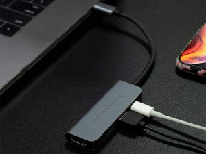 هاب تایپ سی 4 پورت پاورولوژی مدل P4CHBGY