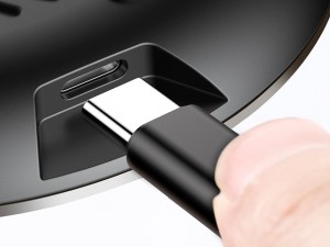 شارژر وایرلس فن دار بیسوس مدل Whirlwind Wireless Charger With A Fan