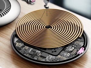 شارژر وایرلس فن دار بیسوس مدل Whirlwind Wireless Charger With A Fan