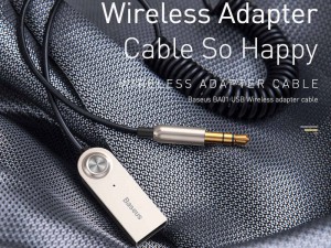 گیرنده صوتی بلوتوثی بیسوس مدل BA01 Wireless Audio Adapter Cable