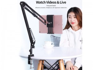پایه نگهدارنده تبلت و گوشی موبایل راک مدل RPH0895 Flexible Adjustable Desktop