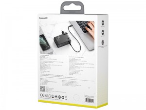 پاور بانک 10000 میلی آمپر و شارژر دیواری فست شارژ بیسوس مدل GaN Charger