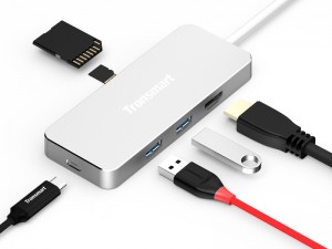هاب تایپ سی 6 پورت  ترون اسمارت مدل CTHA1 6-in-1 USB Type-C 3.1 Hub