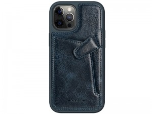 کاور چرمی اورجینال نیلکین مدل Aoge Leather Case مناسب برای گوشی موبایل iPhone 12 Pro Max