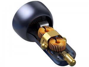 شارژر فندکی سوپر شارژ بیسوس مدل Particular Digital Display QC + PPS Dual Quick Charger 65W CCKX-C0G