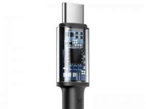 کابل فست شارژ دو سر تایپ سی بیسوس مدل High Density Braided Fast charging Data Cable 100W GATGD-01 به طول 1 متر