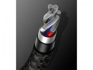 کابل فست شارژ دو سر تایپ سی بیسوس مدل Tungsten Gold Fast Charging Data Cable 100W CATWJ-01 به طول 1 متر