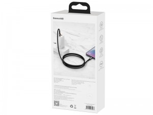 کابل فست شارژ دو سر تایپ سی بیسوس مدل Tungsten Gold Fast Charging Data Cable 100W CATWJ-A01 به طول 2 متر